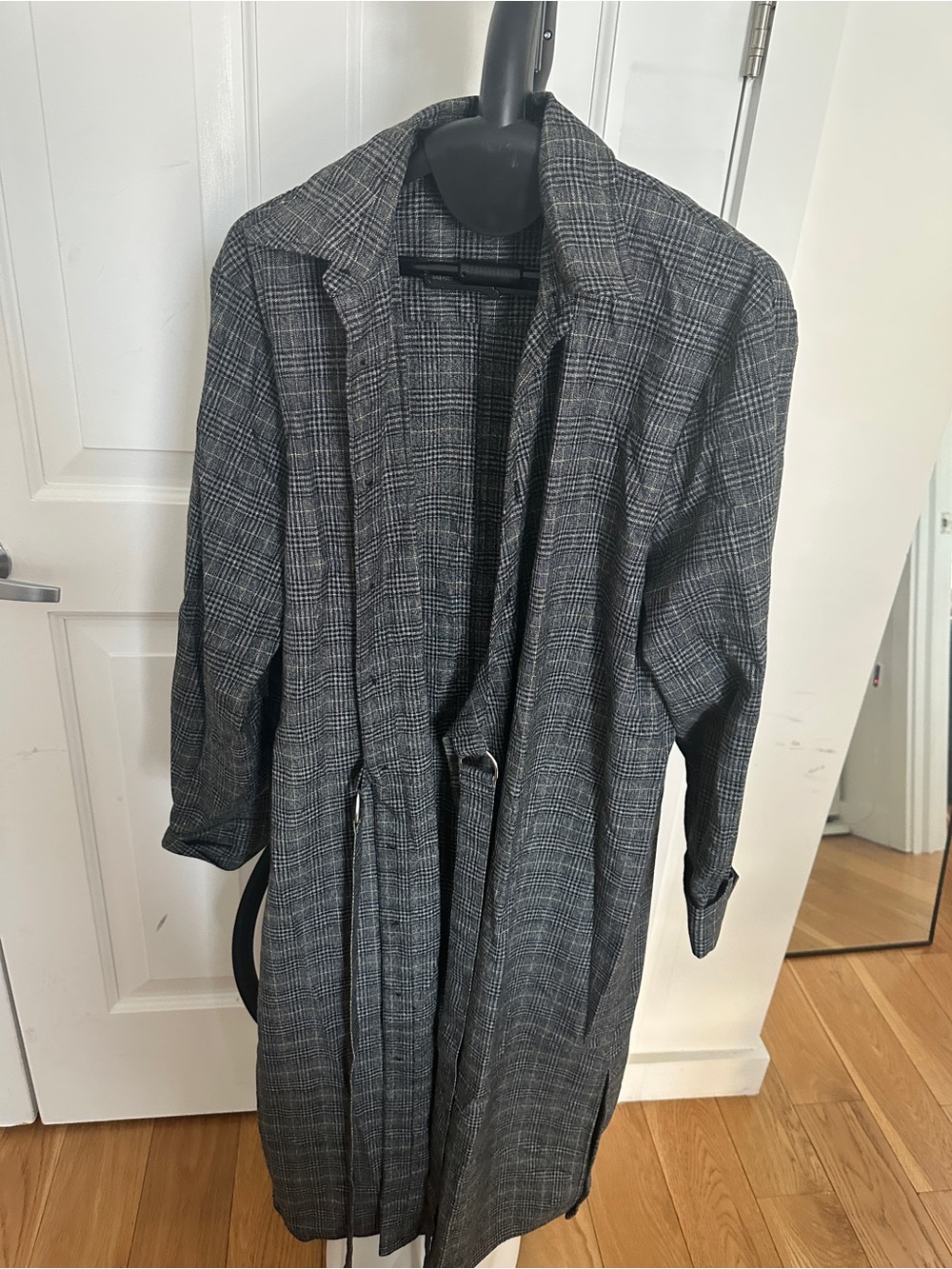 Proenza Schouler White Label checked midi dress size 2 - Picture 5 of 9